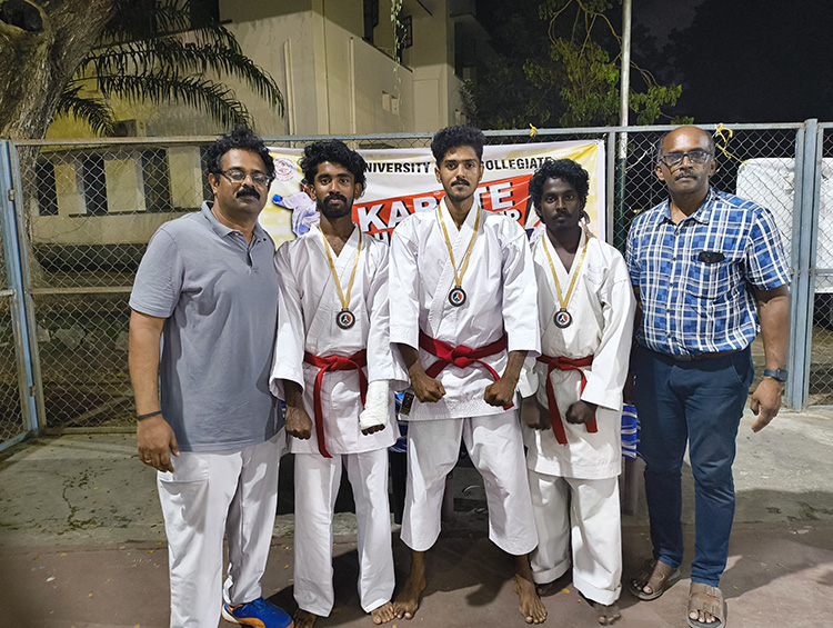 Kerala University inter collegiate Karate